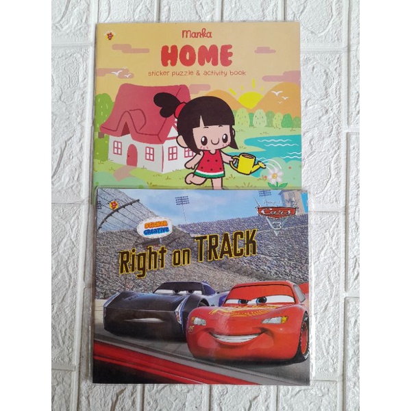 

Stiker puzzle & activity book buku stiker anak Paud TK buku aktivitas anak TK PAUD