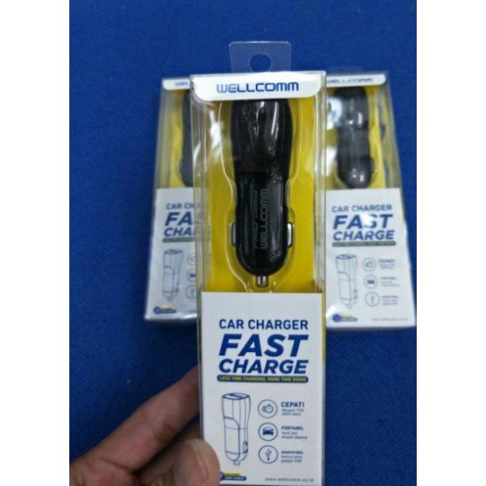 Saver / Charger Mobil Wellcomm Fast Charge