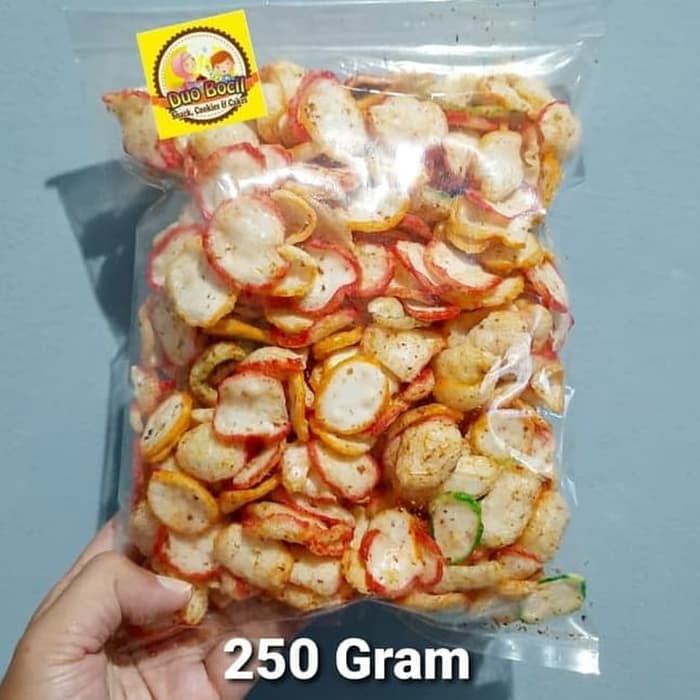 

TERLARIS Kerupuk Seblak Pedas Gurih aroma Kencur