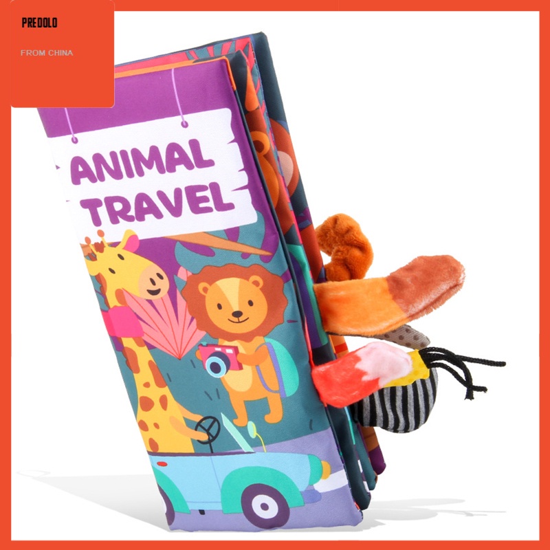 [In Stock] Baby Soft Book Animal Rustling Sound Learning Teething Toy Sea Worl