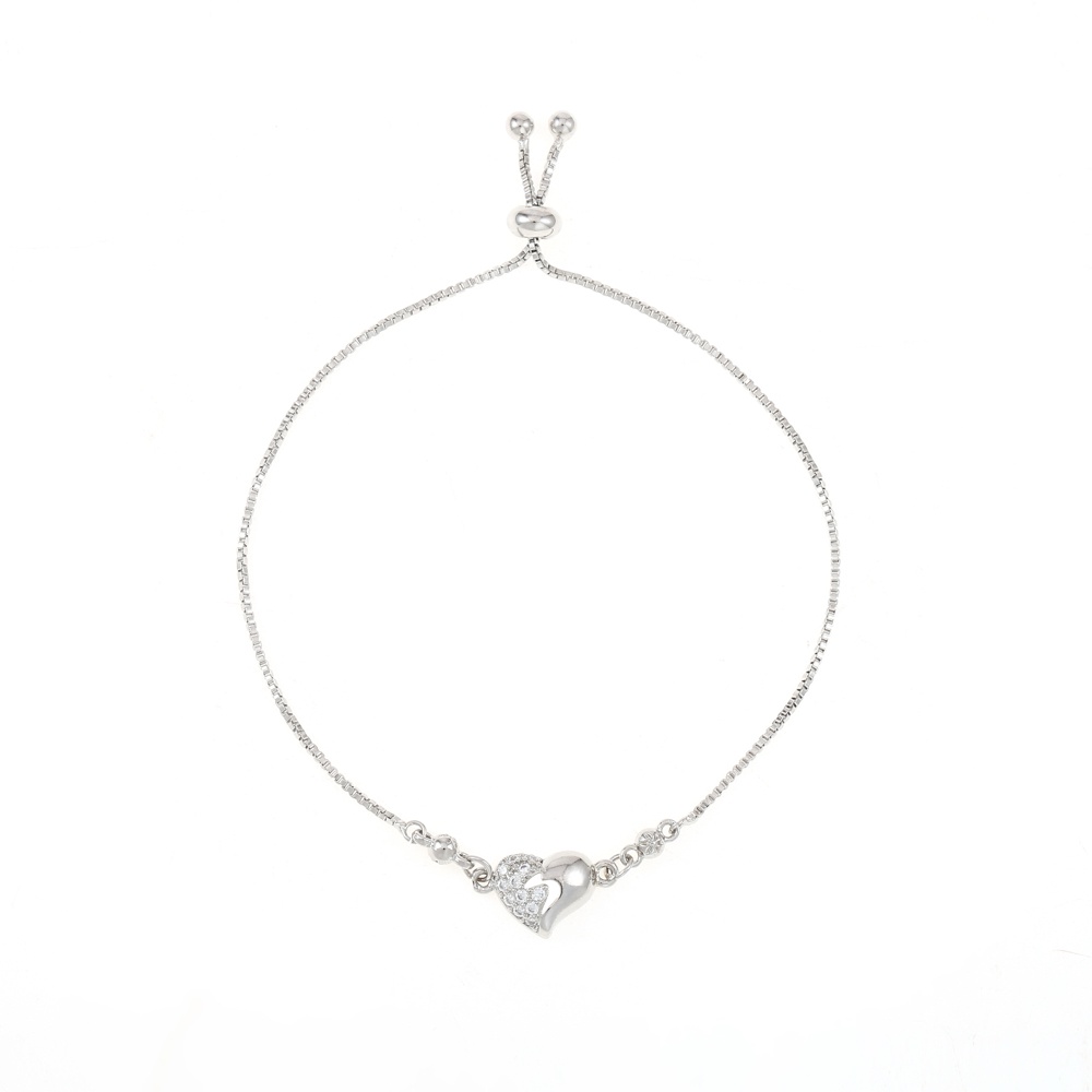 D.G.C Gelang  Wanita Diamond Titanium Gelang Steel Berlian Bracelet Gaya Korea  D323