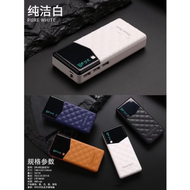 Powerbank Original 7800 Mah 3U + Lampu Senter / Power Bank - FT 021