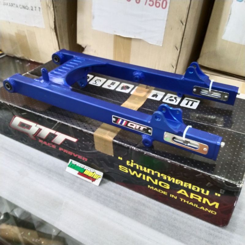 Swing Arm QTT Thailand Model Long Kotak Warna Biru Jupiter Z,FIZR,Vega