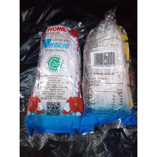 Sohun Longkou Vermicelli RRT 50gram