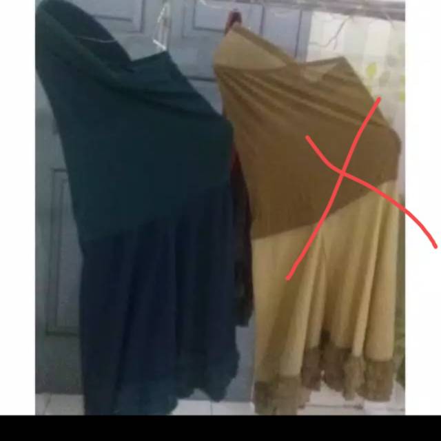 Jilbab instant pendek