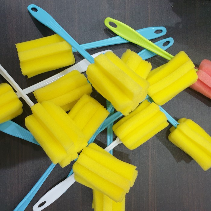 Spon Spons Sponge Cuci Botol Gelas Serbaguna Cleaner Glass Murah CB01