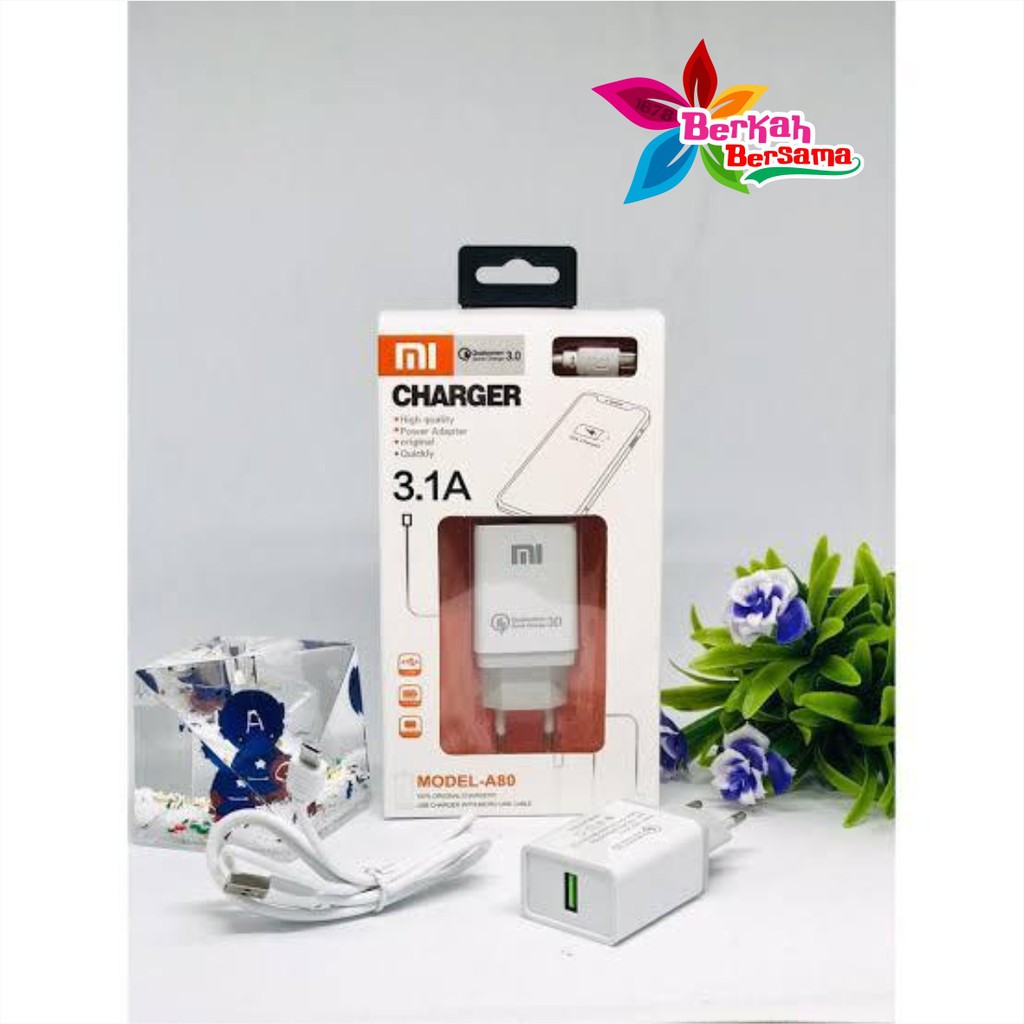 BM048 A80 Cashan Cashan XIAOMI 3Amper QUALCOM micro fast Charging Anti meledak REDMI 3 4X 5A 6A 7A BB4178