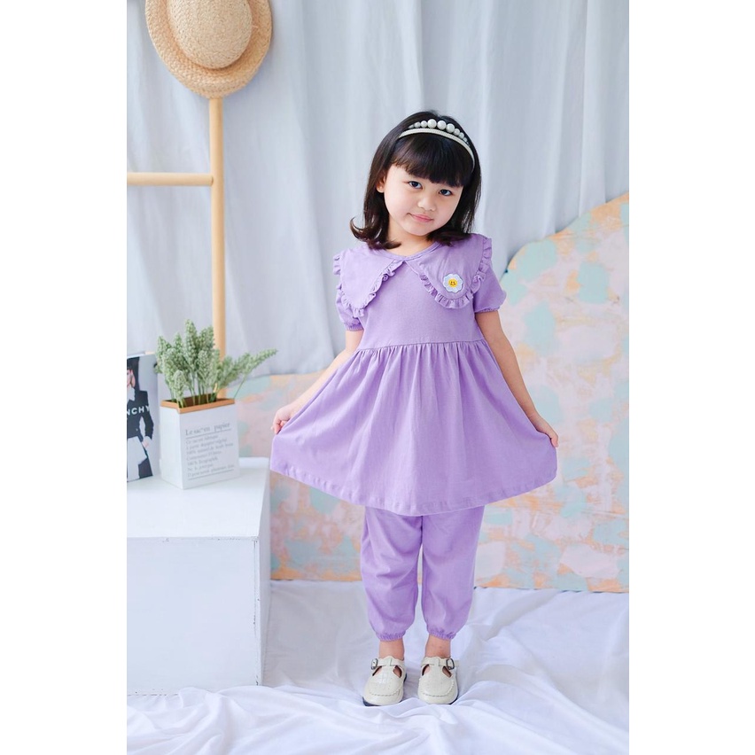 Setelan Anak Daisy Lucuna Original Kaos Super Premium Pakaian Anak Perempuan Best Seller