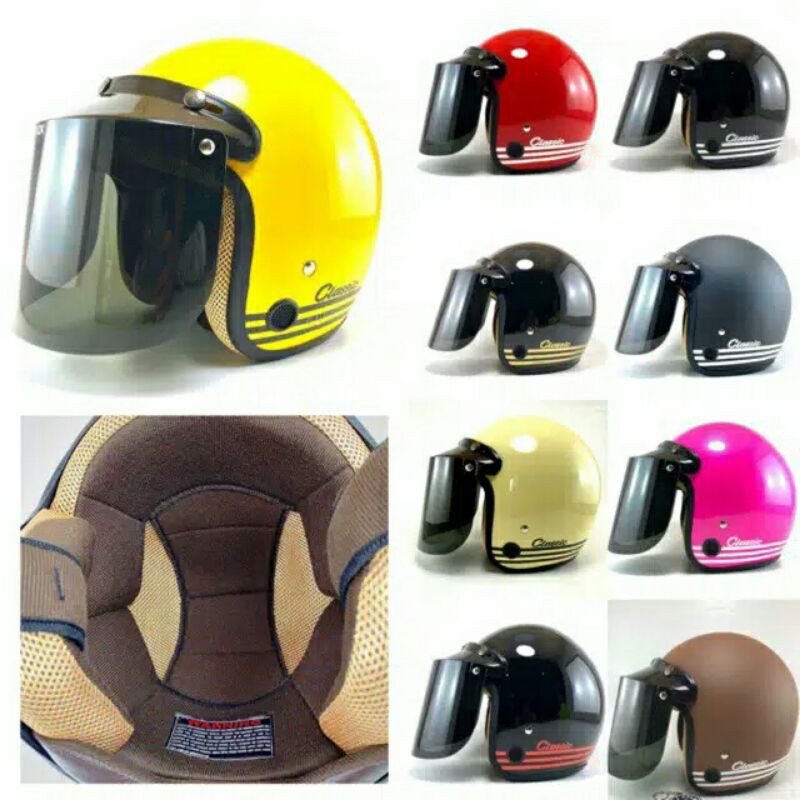 Harga Helm Bogo Datar Terbaik Aksesoris Pengendara Motor Otomotif Juni 2021 Shopee Indonesia