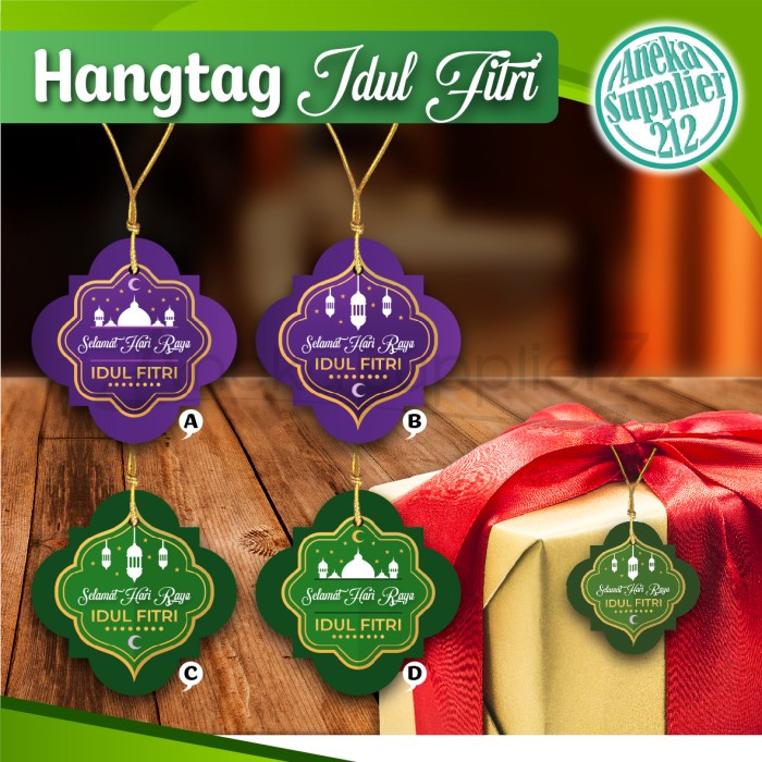 

Hangtag - Hang Tag - Aksesoris Lebaran Idul FItri isi (40 pcs )- HTL2