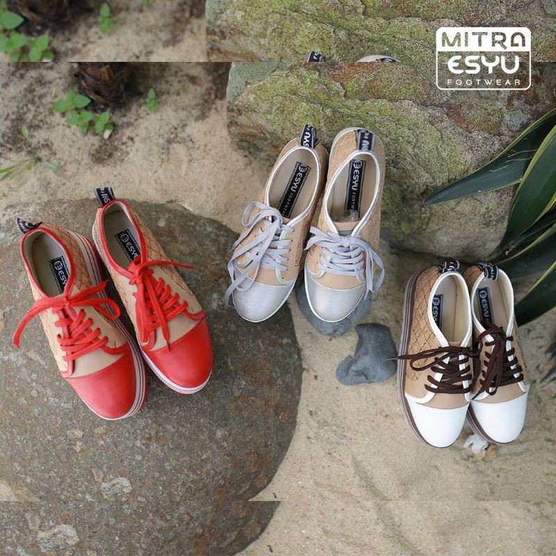 SEPATU WEDGES "JAZLIN SERIES"BY ESYU FOOTWEAR