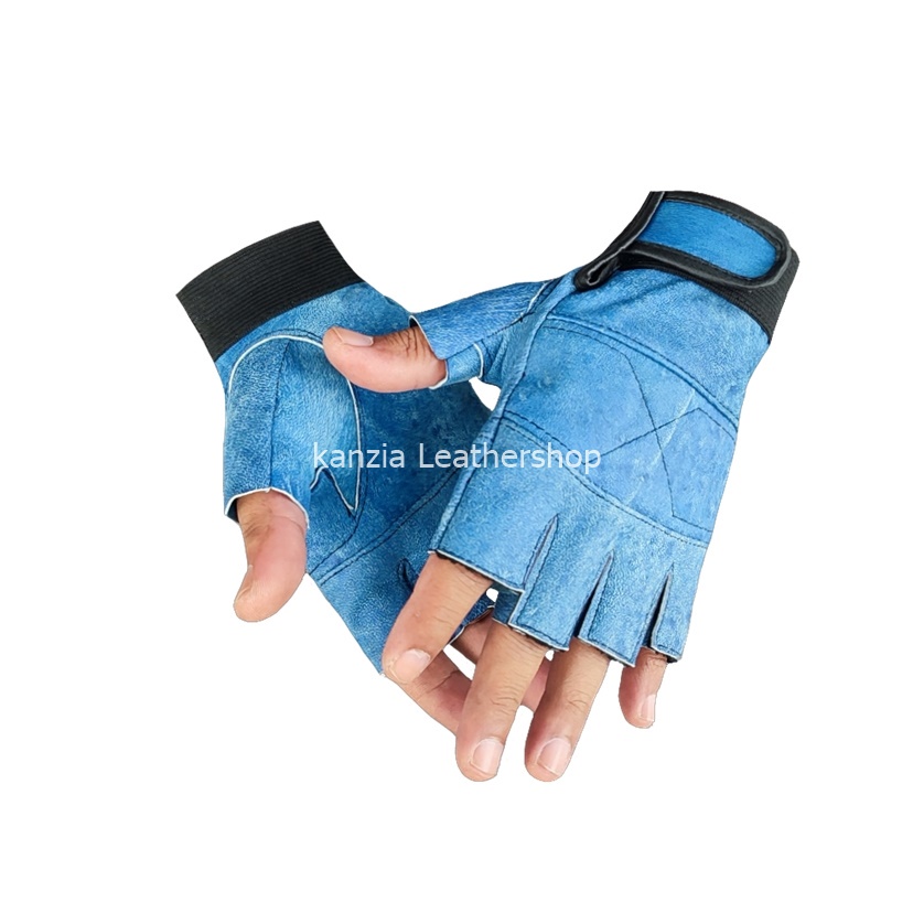 Kanzia Leathershop Sarung Tangan Motor Kulit Half Limited Edition