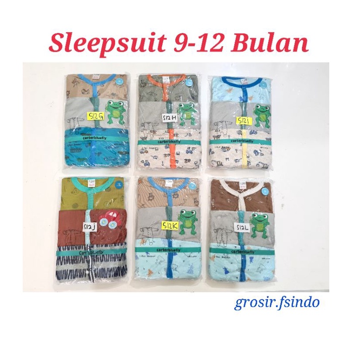 Sleepsuit bayi/ sleepsuit bayi tutup kaki kode S/ jumpsuit bayi/ sleepsuit