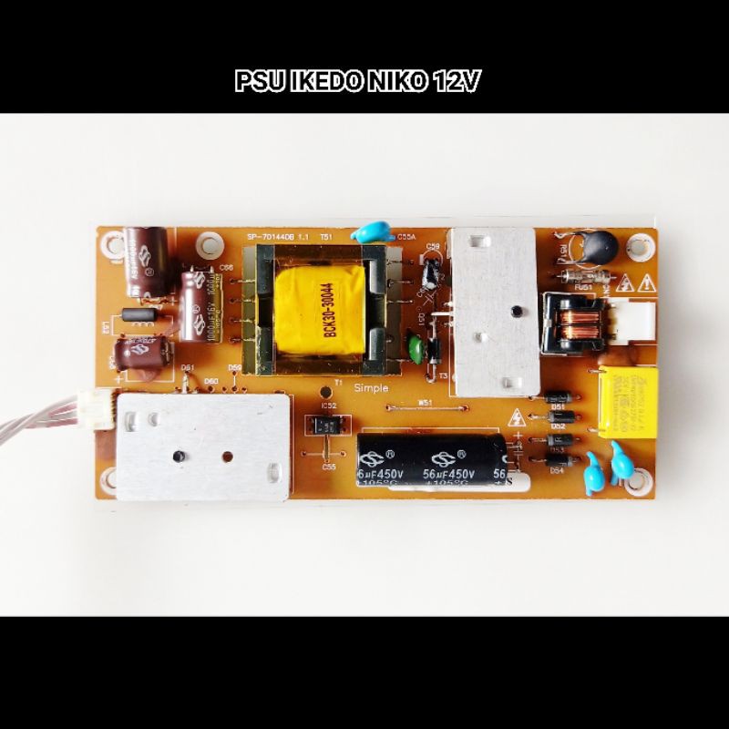 POWER SUPPLY TV LCD IKEDO NIKO 12V