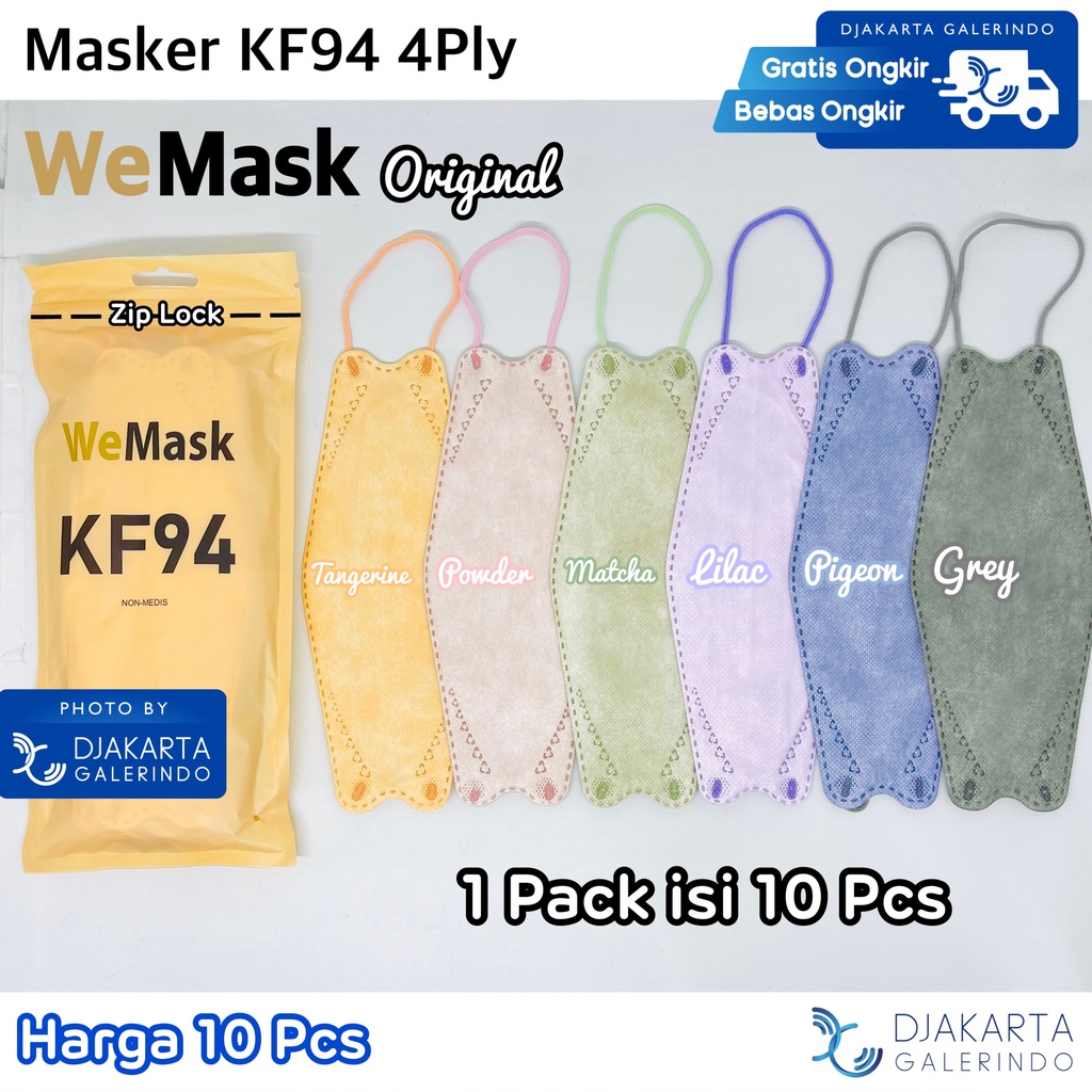 Masker KF94 Wemaze WeMask Original 4Ply - 5Ply isi 10Pcs