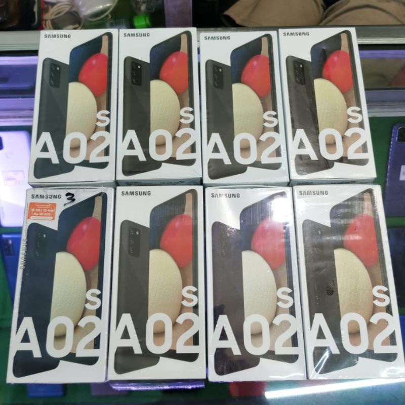 Hp samsung Galaxy A02s Ram 3/32GB Garansi Resmi