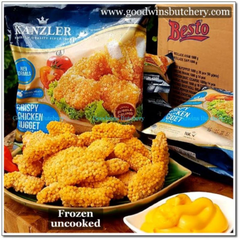 

Kanzler Crispy Chicken Nugget 450gr Kanzler Crispy Chicken Nugget 450gr
