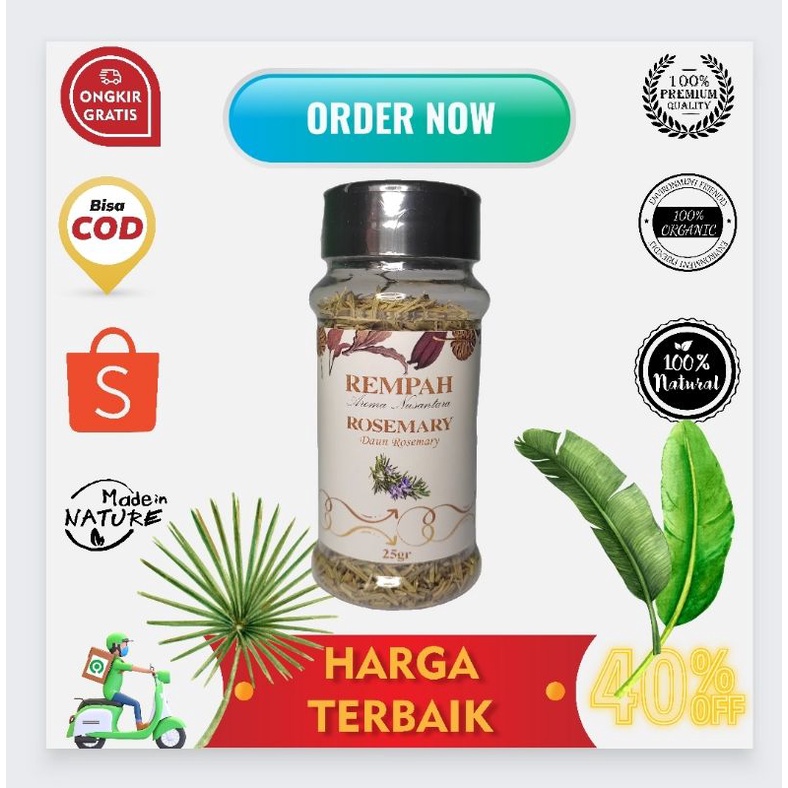 

Daun Rosemary kering / Dried rosemary leaves