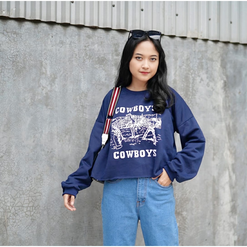 GFS LT COWBOY OVERSIZE CUTE SWEATER FLEECE