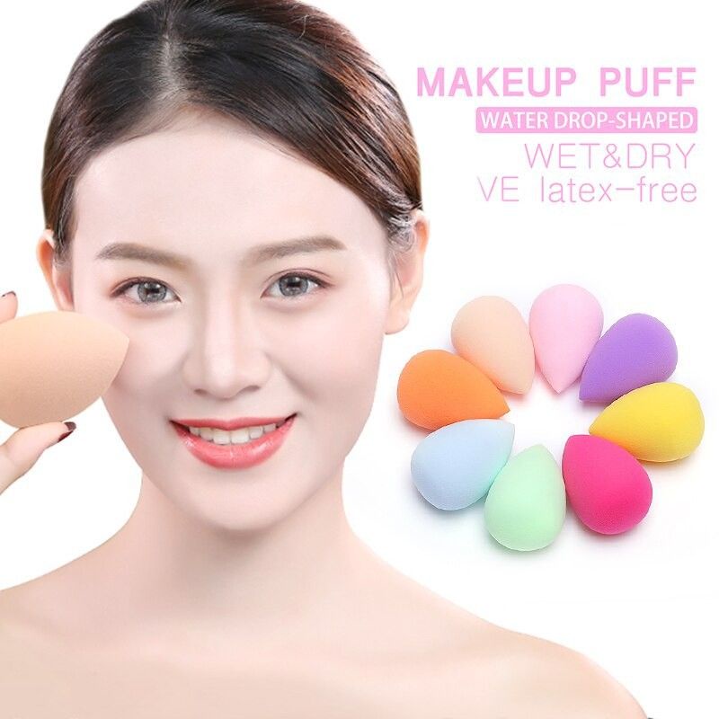 BBE018 Beauty Blender Egg Spons Telur Blender Foundation, Spons Meratakan Make Up Sponge Foundation