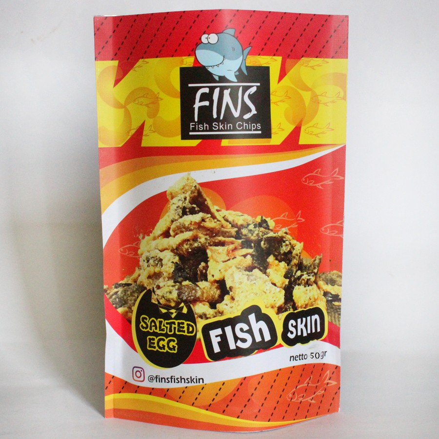 

pink Cemilan Salted Egg Kulit Ikan Rasa Telur Asin Fins FIsh SKin Salted Egg