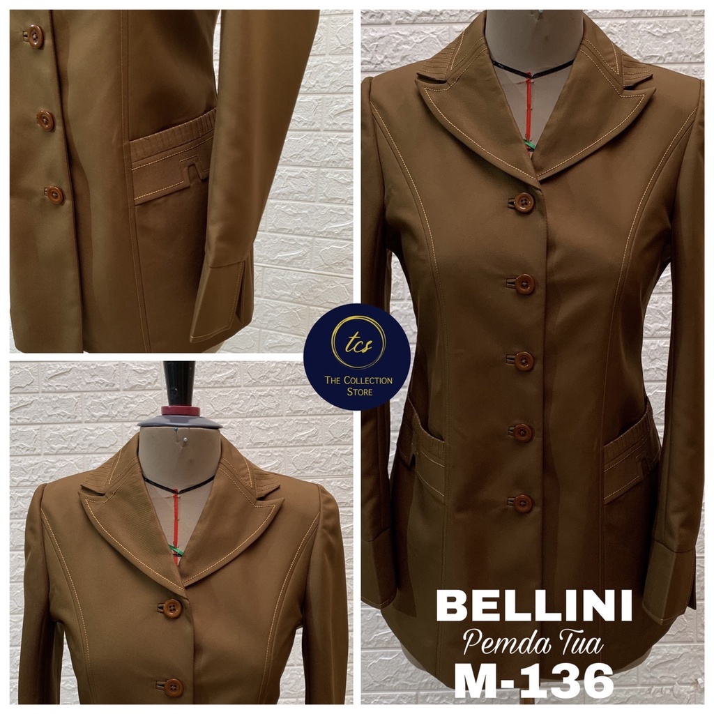 Seragam BELLAGIO, Premium Blazer Pemda Aceh Bellini, Pemda Tua Aceh PNS, Premium Quality &amp; Fabric / M-136