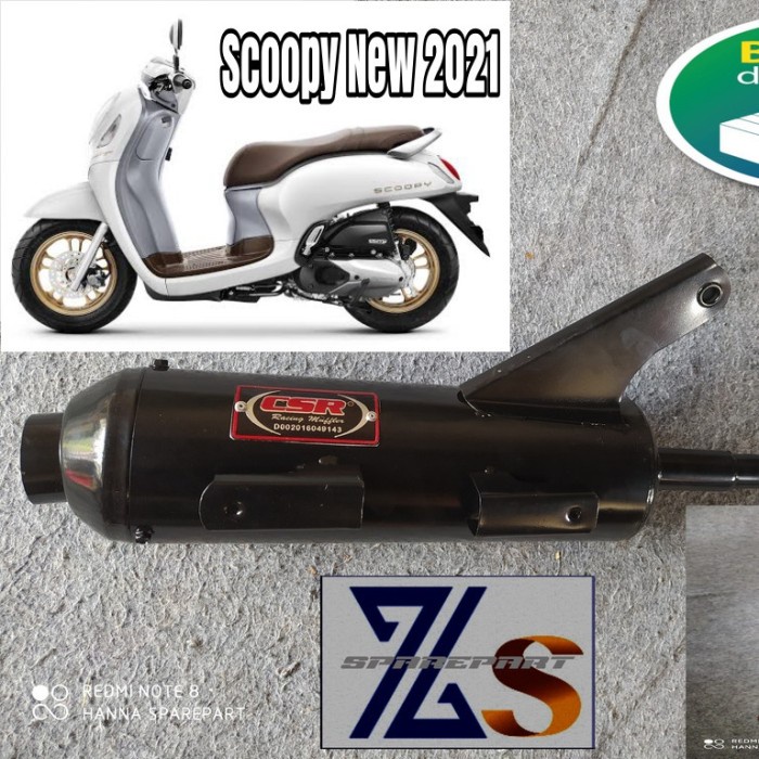 KNALPOT RACING CSR HONDA NEW SCOOPY ESP 2021