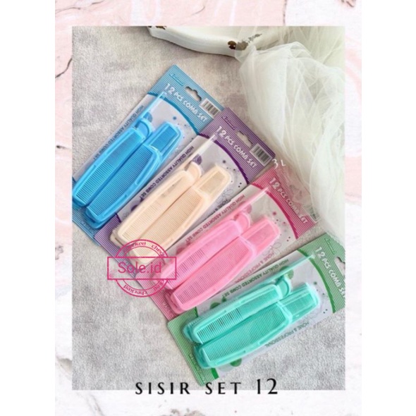 (12PCS) SISIR SET WARNA