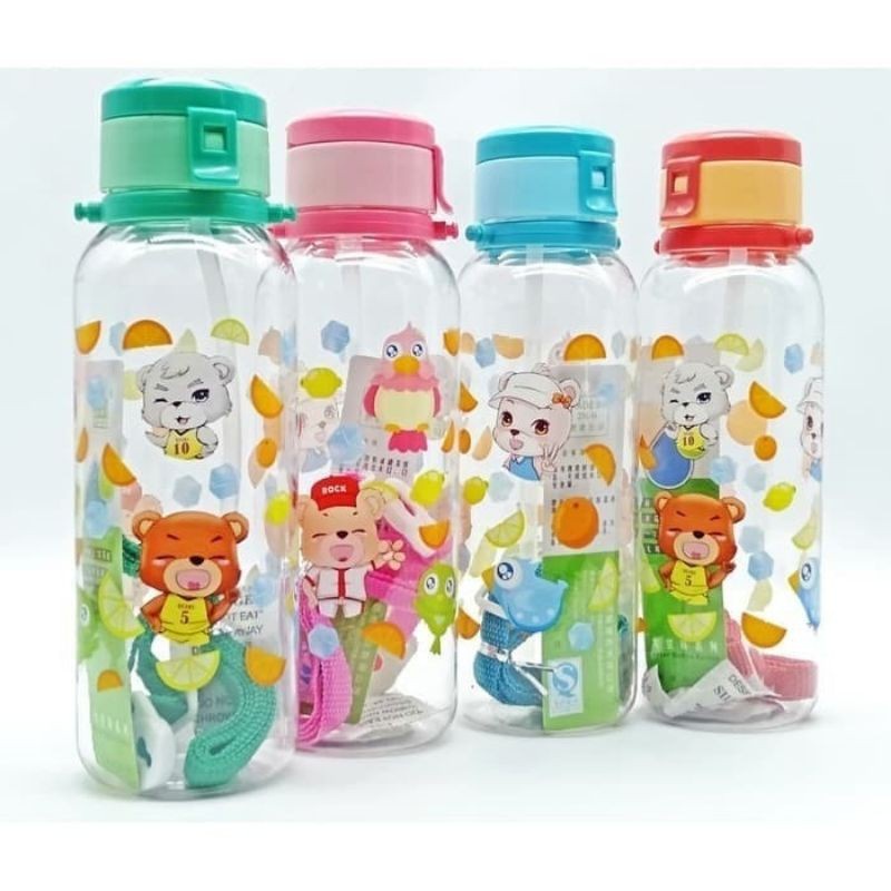 Botol Minum Anak Lucu Water Bottle 480 ml - Botol Minum Anak 2175-1