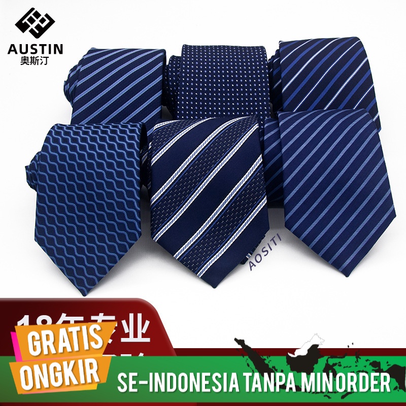 Dasi Pria Formal / Dasi Kantor Pria Korea Dasi Polyester Kemeja Kasual Jas Dasi