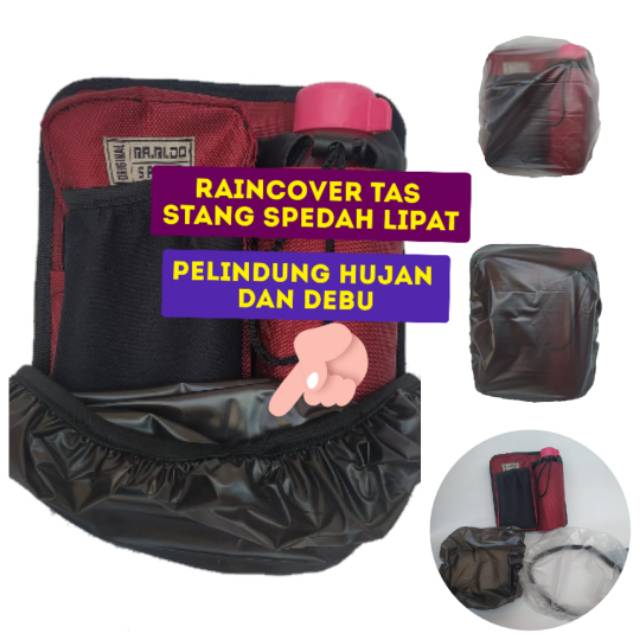 Raincover tas stang sepedah lipat seli / tas stang sepedah lipat