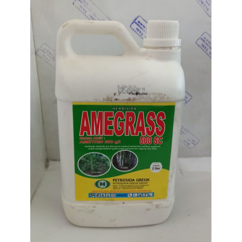 HERBISIDA AMEGRASS 500 SC 2 LITER PEMBASMI GULMA PADA TANAMAN TEBU