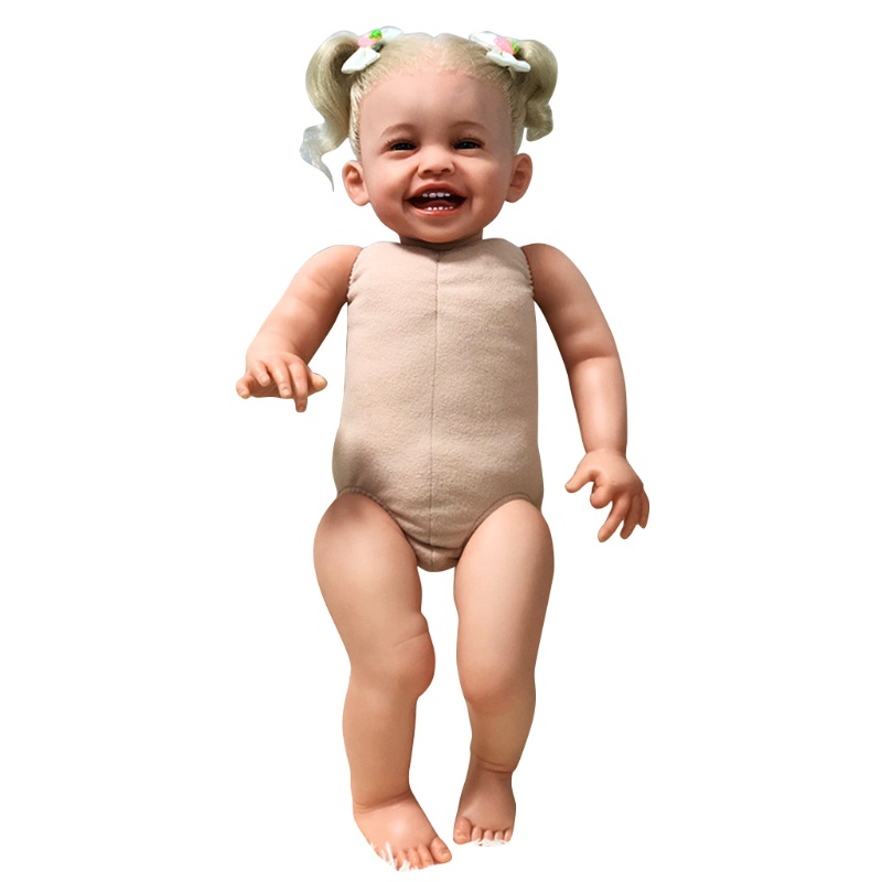 Mary Mainan Interaksi Figure Manusia Hidup 22 ''Bahan Silikon Lembut Reborn Vinyl Untuk Boneka Golden
