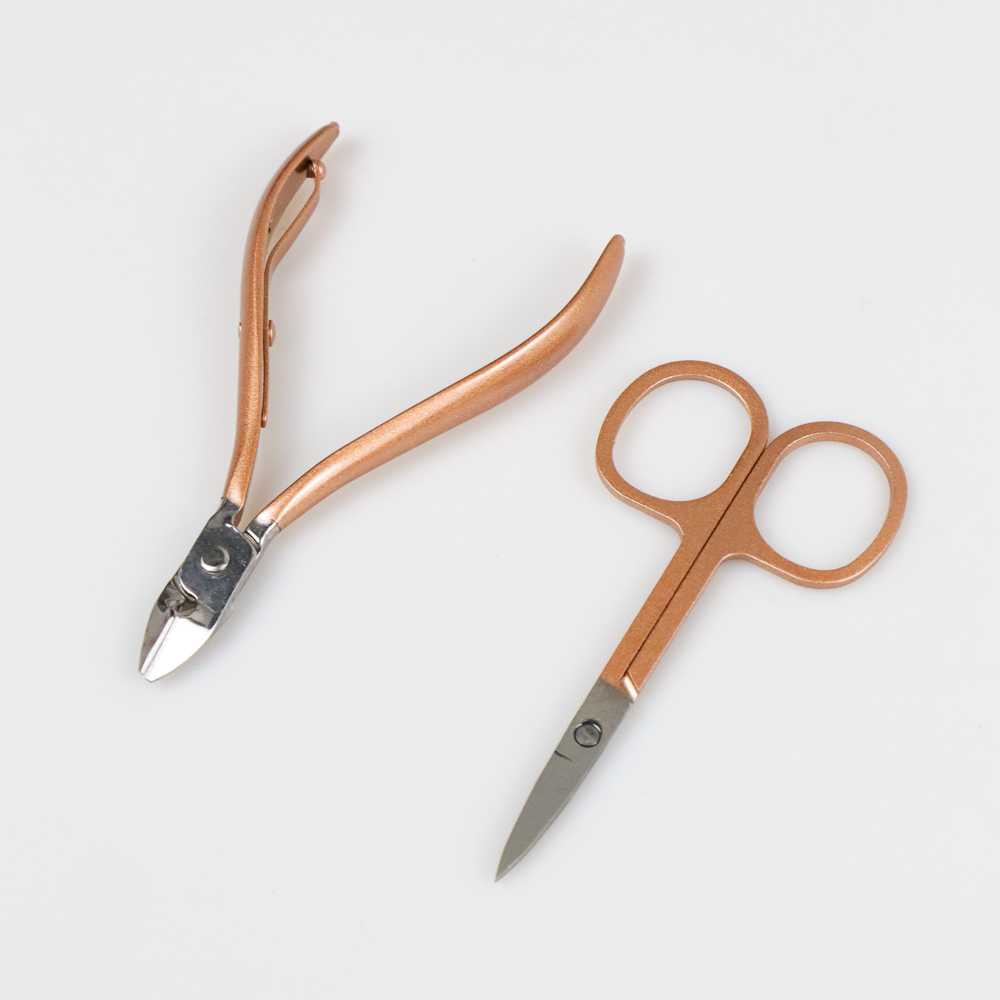 (100% BARANG ORI) Biutte.co Gunting Kuku Nail Art Set Manicure Pedicure 15 PCS - CT02