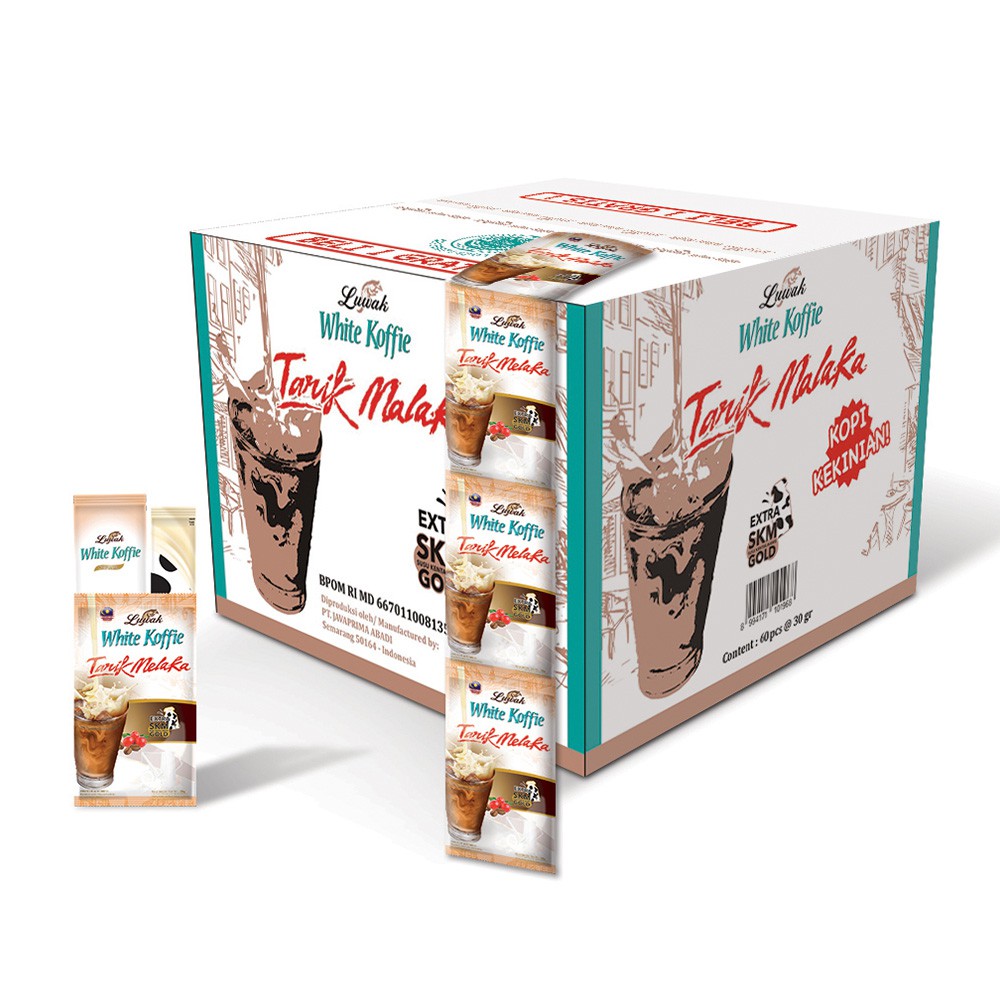

Luwak White Koffie Tarik Malaka Renceng 10x30gr - 8 pcs [Carton]