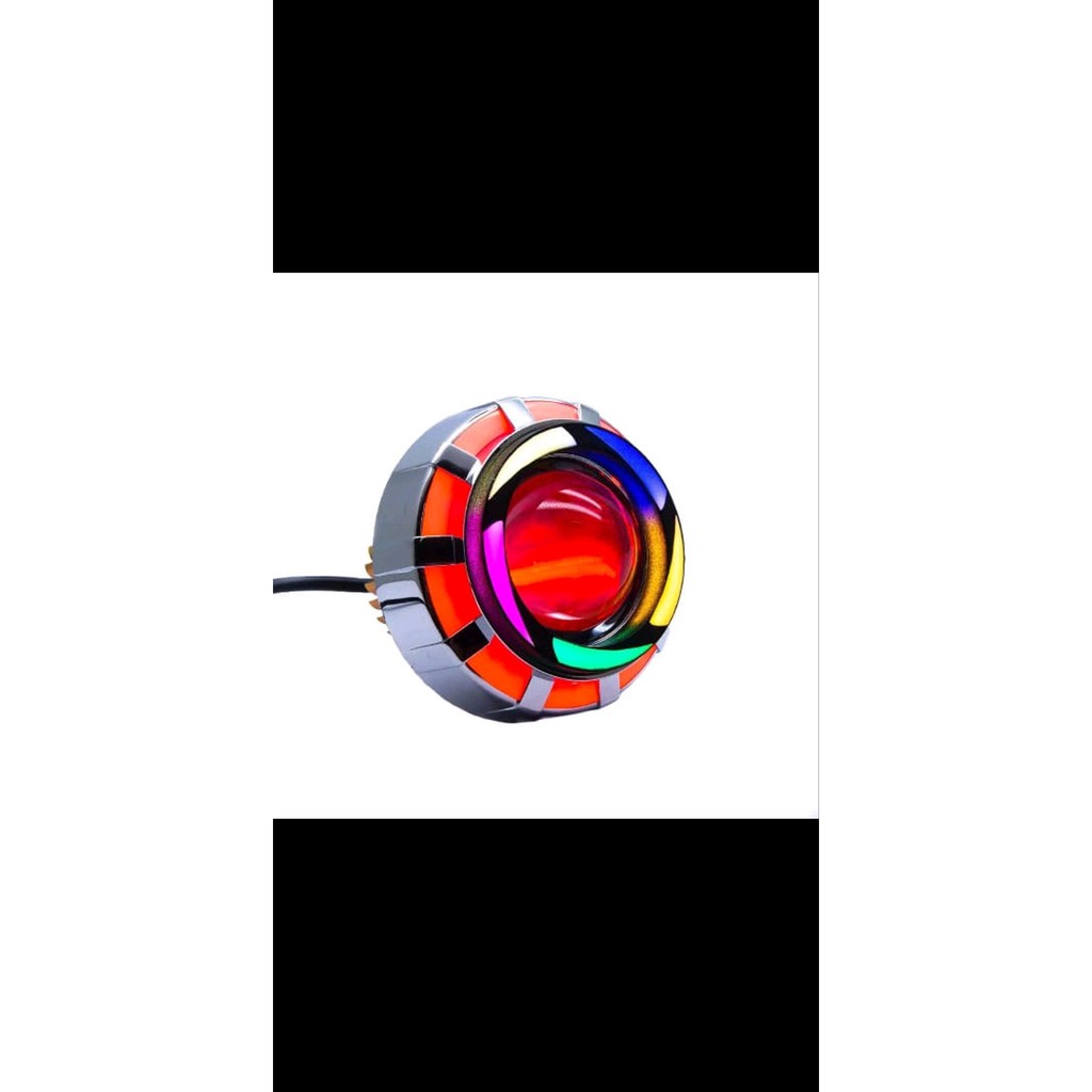 proji mini bulat am kipas model panah pelangi