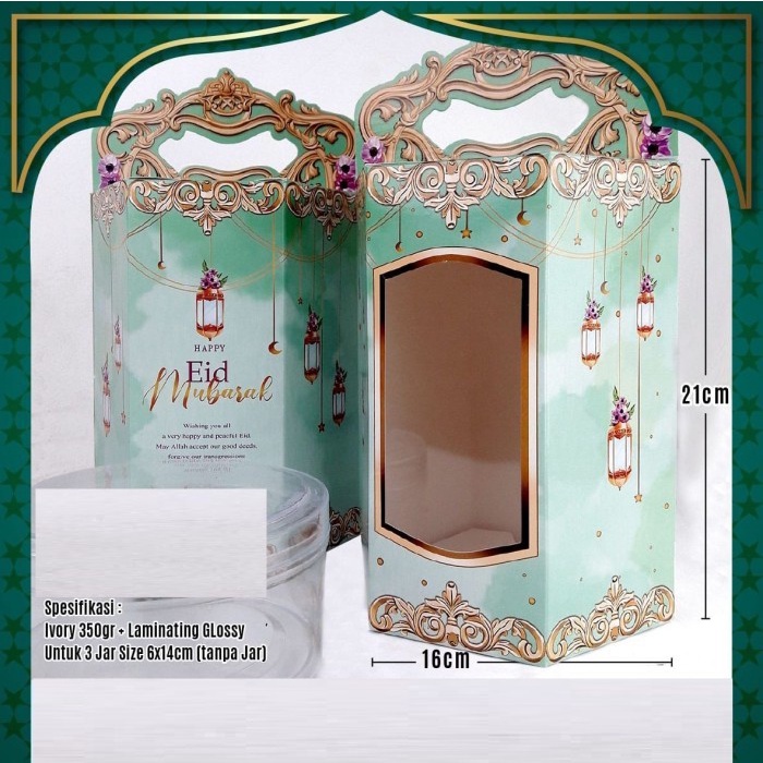 

Kotak Jinjing Lebaran Boc Toples Kue Kering Spesial Idul Fitri Hampers
