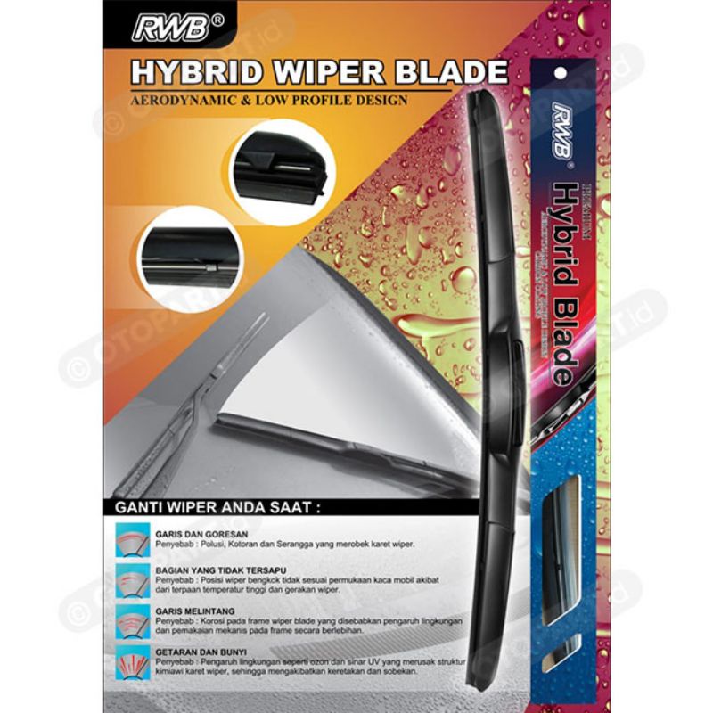 Wiper Mobil Hybrid RWB Per 1 Pcs Original Termurah