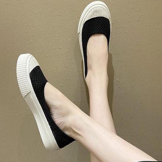 TBIG [] 2022 Sepatu Slip On LOVE2 Import Shoes Wanita Sepatu Korea Style Sekolah Kuliah M3H2