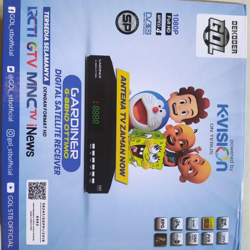 Receiver KVISION gardiner ottimo