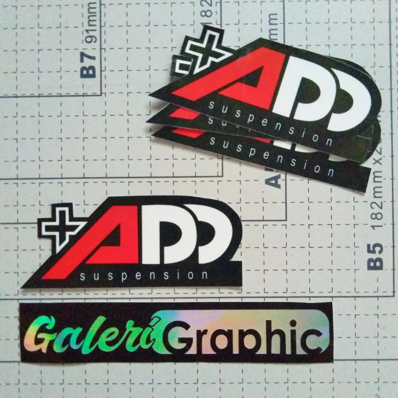 Stiker printing add suspension