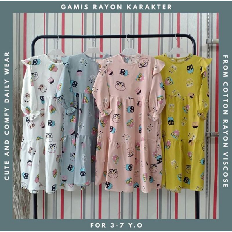 COD / gamis katun anak / gamis anak perempuan