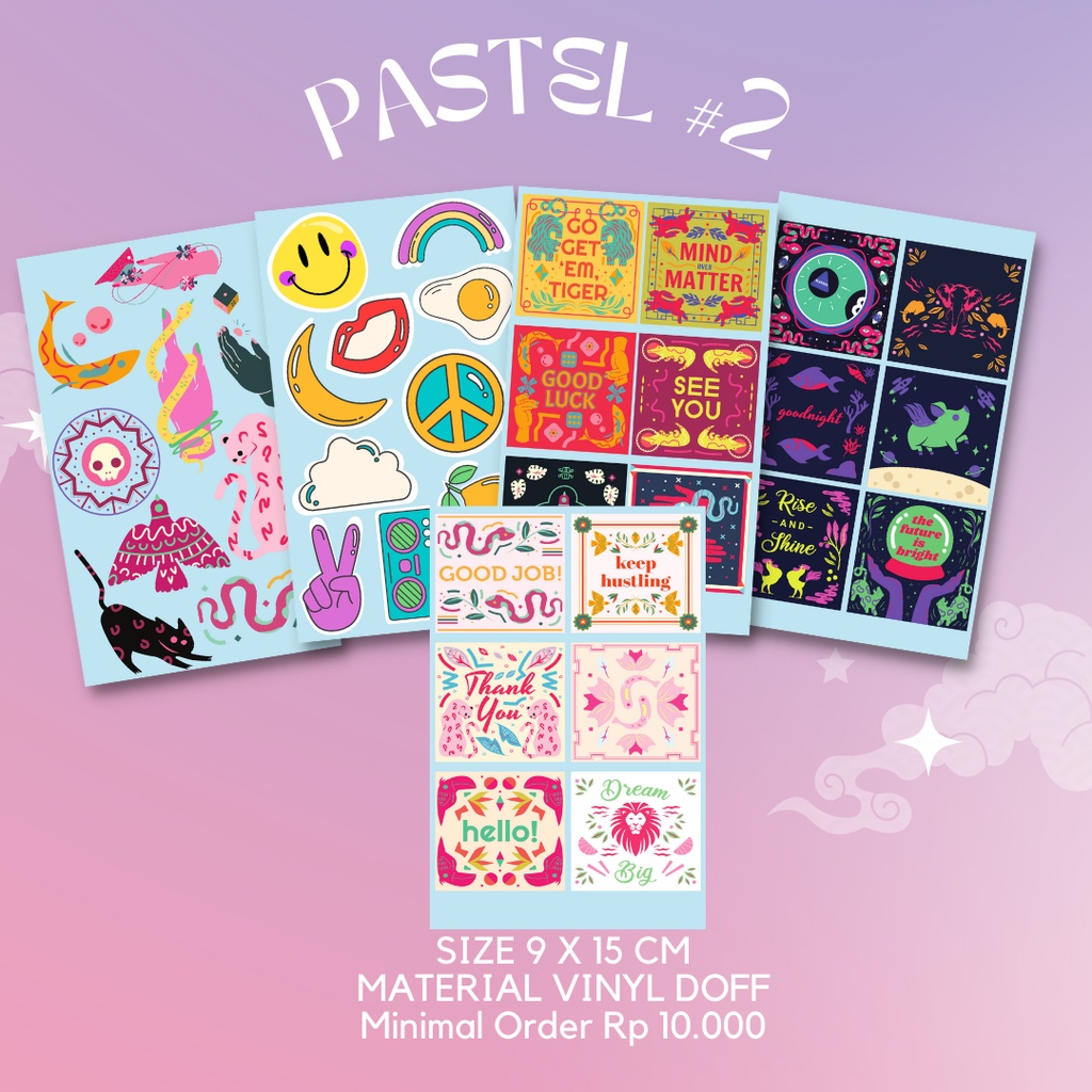 

STICKER PACK AESTHETIC PASTEL #2