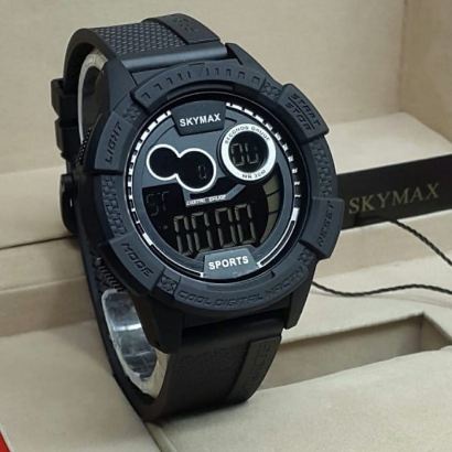 Jam tangan pria Digital original SKYMAX 2028G standar militer Bergarnsi Bisa Berenang