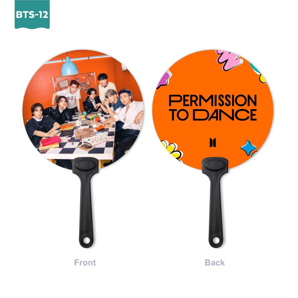 KIPAS TANGAN HANDFAN BTS ALL MEMBER  READY STOCK