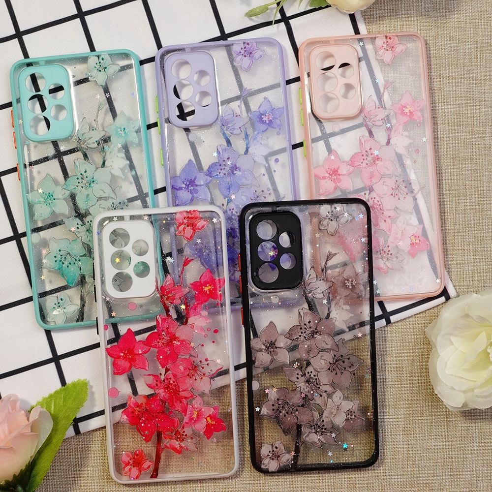 SOFTCASE MOTIF BUNGA SAMSUNG A02 A22 A22 5G A52 A72 J2 PRIME A3S A9 2020 A5 2020 C20 4G Y17 Y15 Y12 NOTE 9 M3 X3 CASE FLORIST