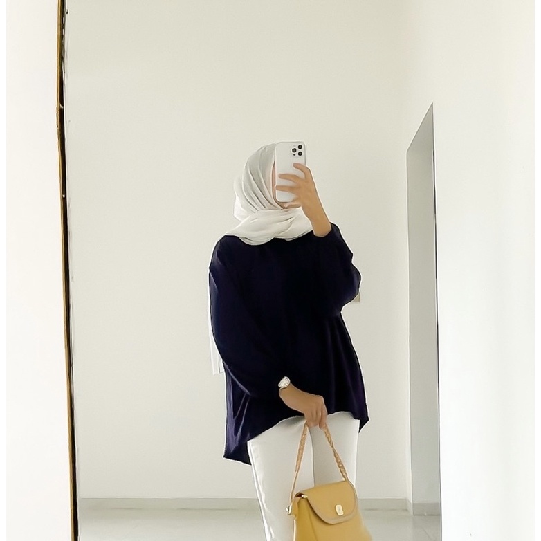 Sheren Oversize | Rayon twill uniqlo premium | warna basic | warna pastel