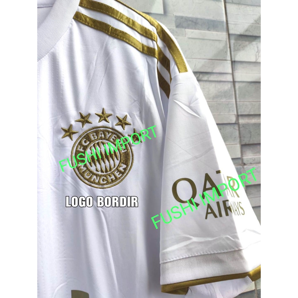 Jersey Baju Bola Munchen Away Full Patch 2022 2023 Grade Ori