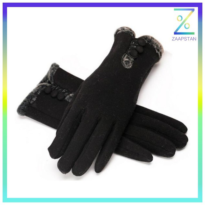 NUANHONGHONG Sarung Tangan Wanita Touch Screen Winter Women Gloves - S