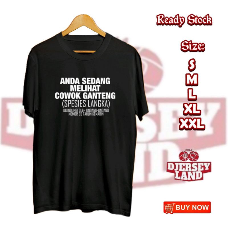 KAOS DISTRO PRIA ANDA SEDANG MELIHAT COWOK GANTENG